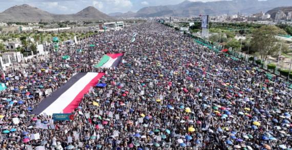 السيد القائد يدعو لمسيرات مليونية نصرة لغزة ولجنة الأقصى تحدد ساحات الاحتشاد
